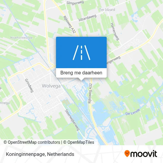 Koninginnenpage kaart