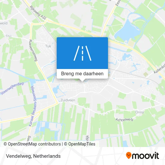 Vendelweg kaart