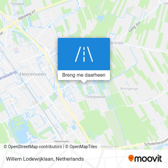 Willem Lodewijklaan kaart