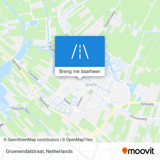 Groenendalstraat kaart