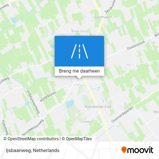 Ijsbaanweg kaart