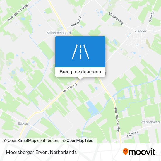 Moersberger Erven kaart