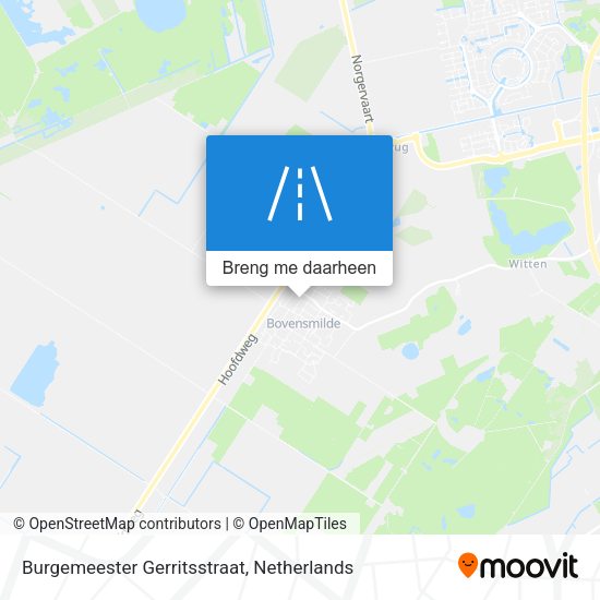 Burgemeester Gerritsstraat kaart
