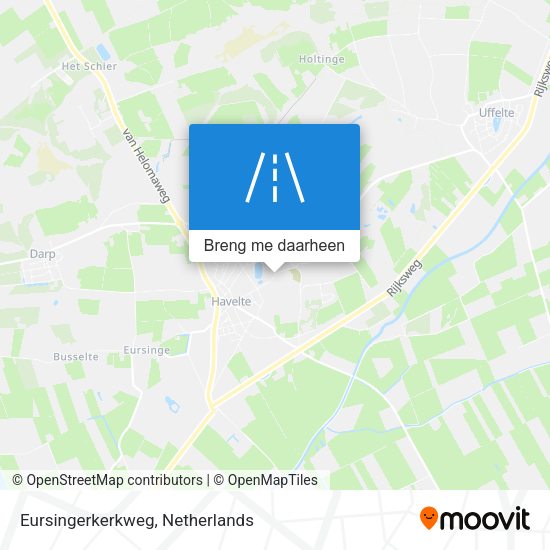 Eursingerkerkweg kaart