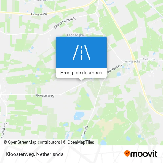 Kloosterweg kaart