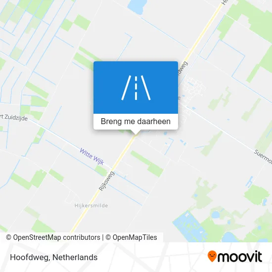 Hoofdweg kaart