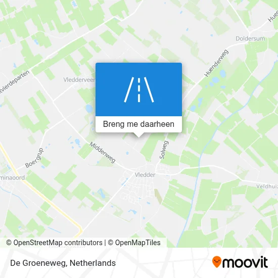 De Groeneweg kaart