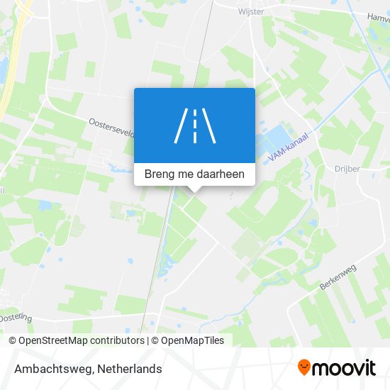 Ambachtsweg kaart