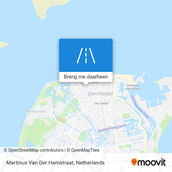 Martinus Van Der Hamstraat kaart