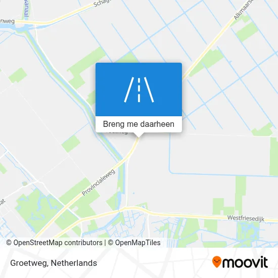 Groetweg kaart