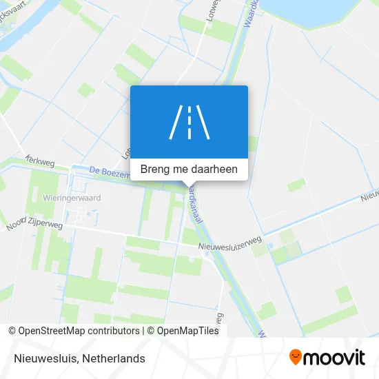 Nieuwesluis kaart