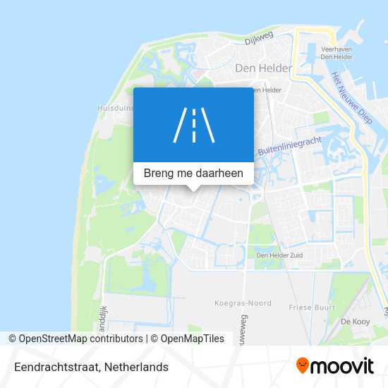 Eendrachtstraat kaart