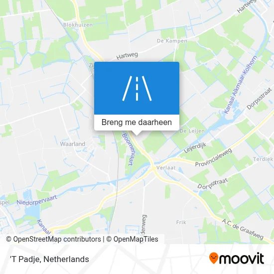 'T Padje kaart