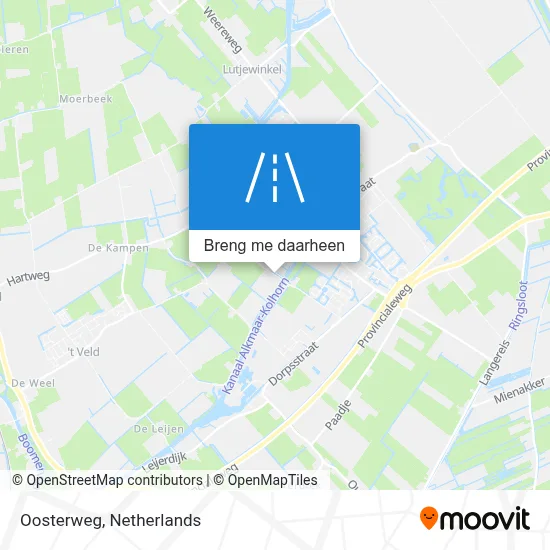 Oosterweg kaart