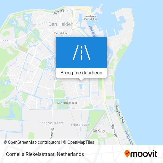 Cornelis Riekelsstraat kaart