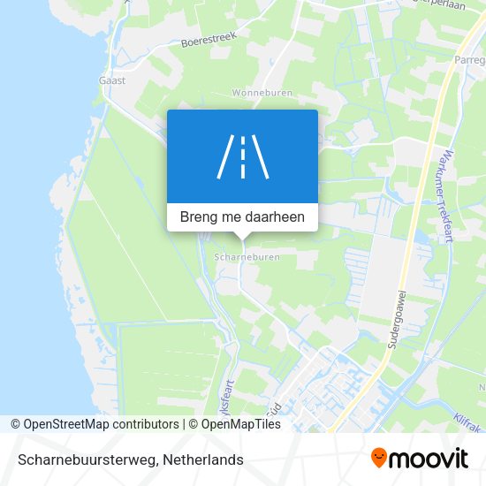 Scharnebuursterweg kaart