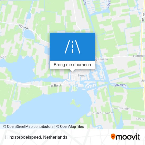 Hinxstepoelspaed kaart