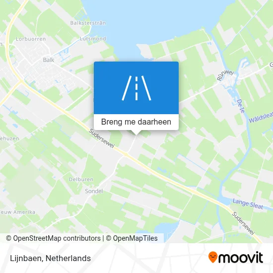 Lijnbaen kaart