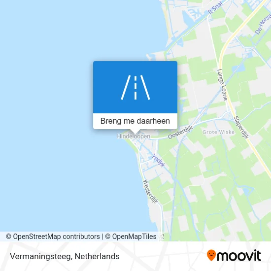 Vermaningsteeg kaart