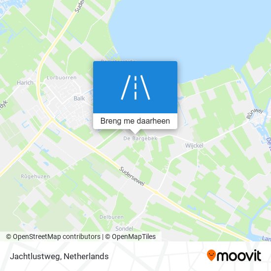 Jachtlustweg kaart