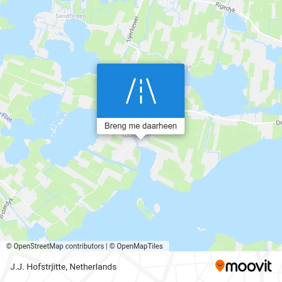 J.J. Hofstrjitte kaart