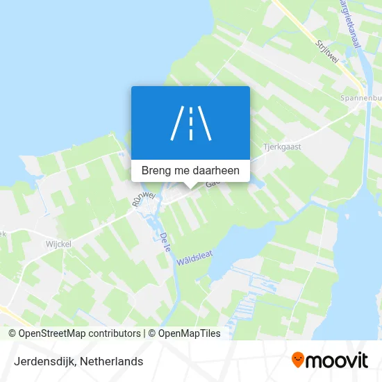 Jerdensdijk kaart