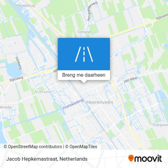 Jacob Hepkemastraat kaart