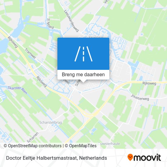 Doctor Eeltje Halbertsmastraat kaart