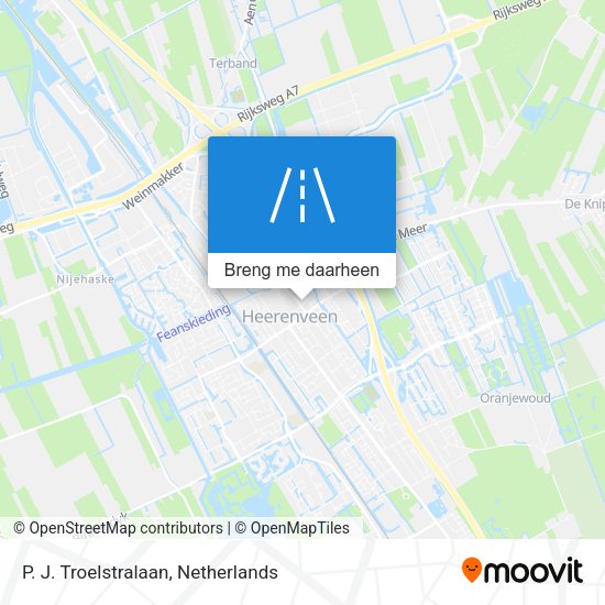 P. J. Troelstralaan kaart
