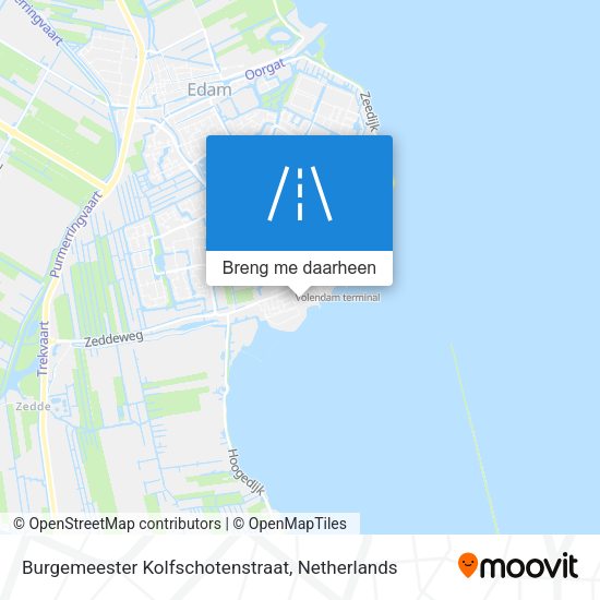 Burgemeester Kolfschotenstraat kaart