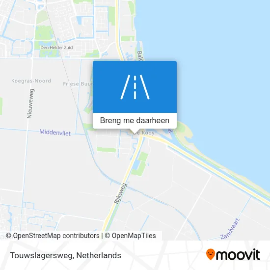 Touwslagersweg kaart