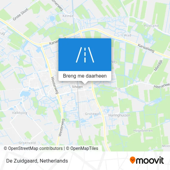 De Zuidgaard kaart