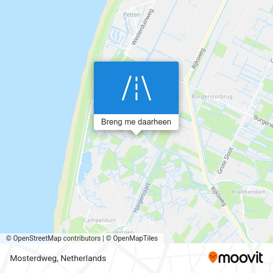 Mosterdweg kaart