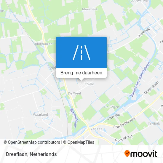 Dreeflaan kaart