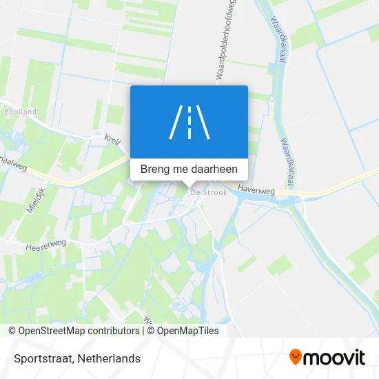 Sportstraat kaart