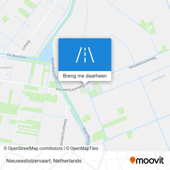 Nieuwesluizervaart kaart