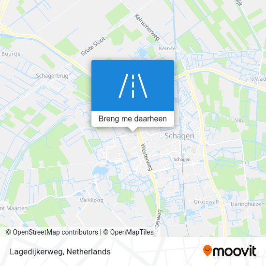 Lagedijkerweg kaart