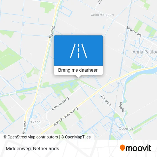 Middenweg kaart