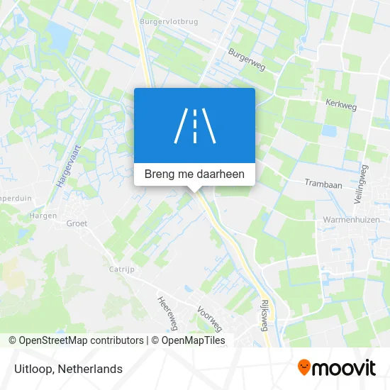 Uitloop kaart