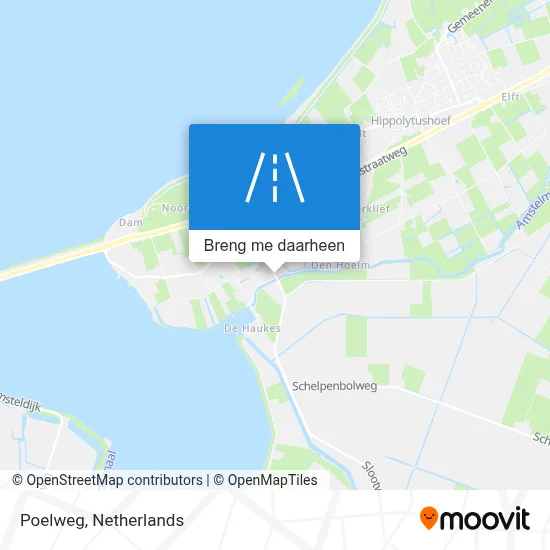 Poelweg kaart