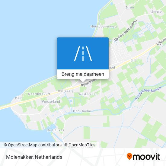 Molenakker kaart