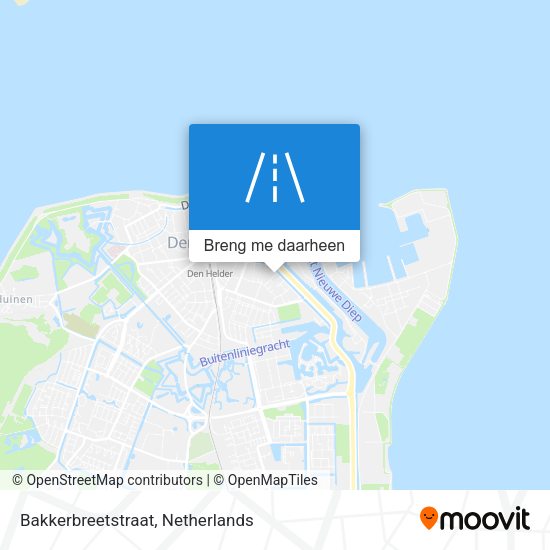 Bakkerbreetstraat kaart