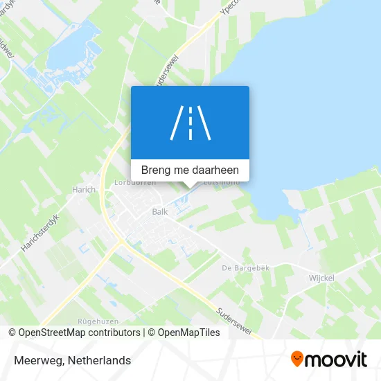 Meerweg kaart