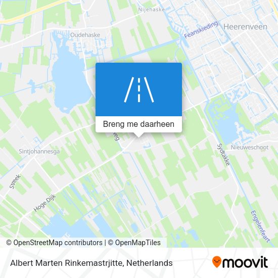 Albert Marten Rinkemastrjitte kaart