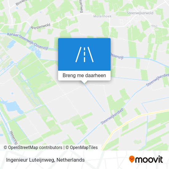 Ingenieur Luteijnweg kaart