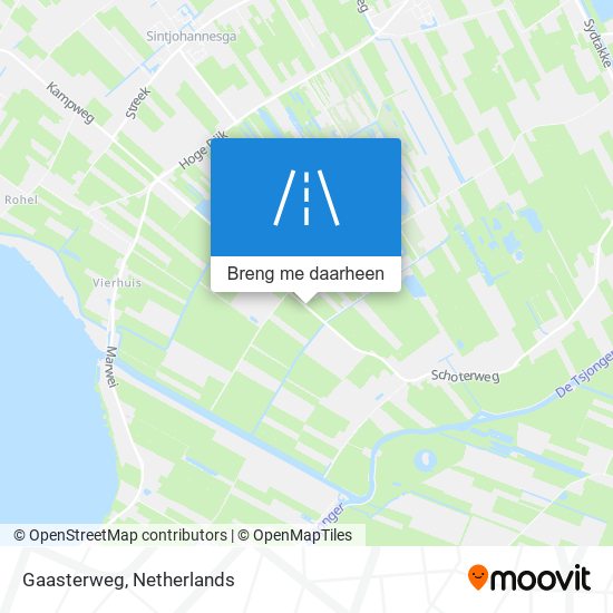 Gaasterweg kaart