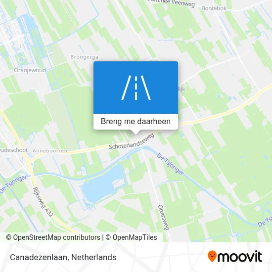 Canadezenlaan kaart