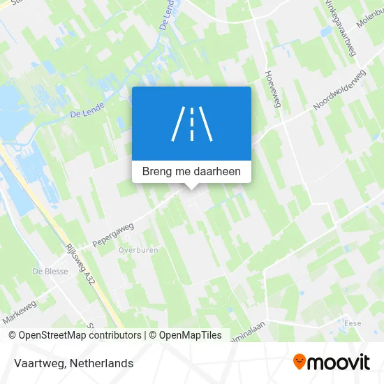 Vaartweg kaart