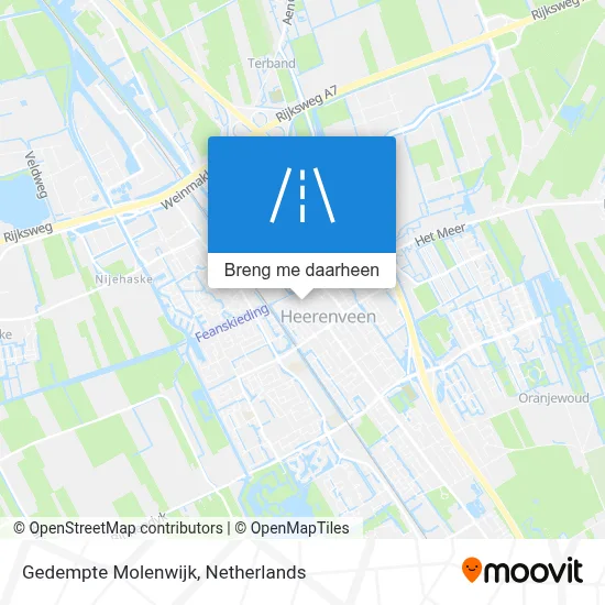 Gedempte Molenwijk kaart
