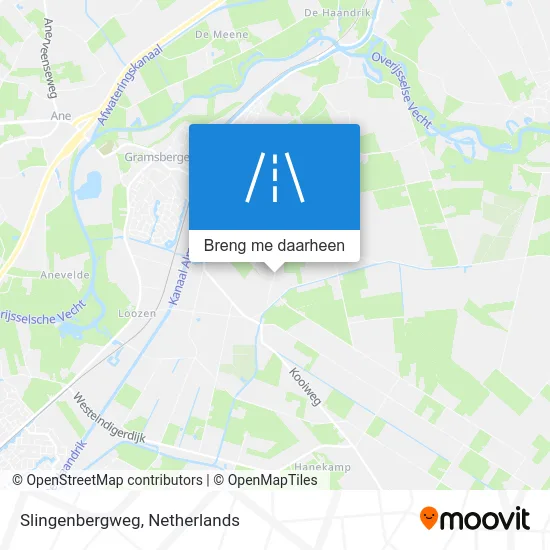 Slingenbergweg kaart